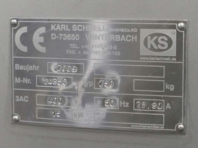 Karl Schnell paddle mixer