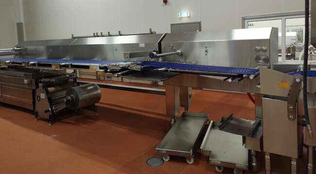 Weber / Multivac slicing / packaging line