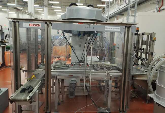 Weber / Multivac slicing / packaging line