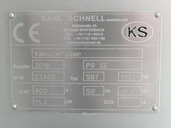 Karl Schnell vacuum filler