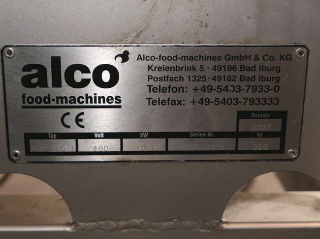 Alco flattening machine