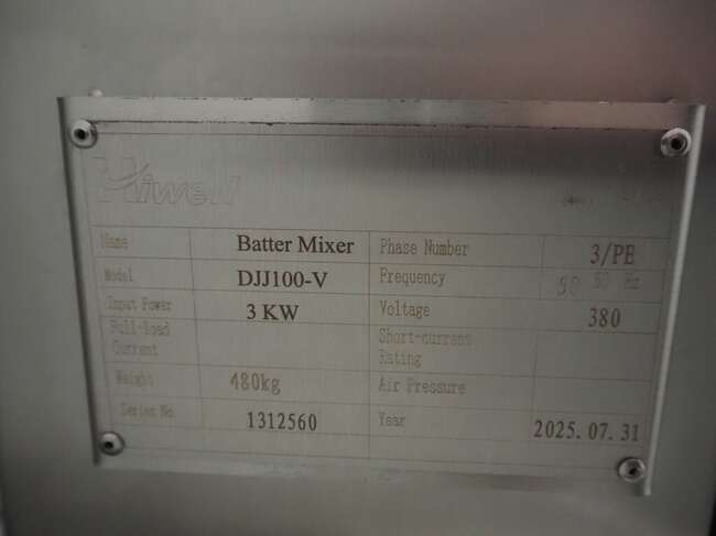 Hiwell DJJ100-V batter mixer