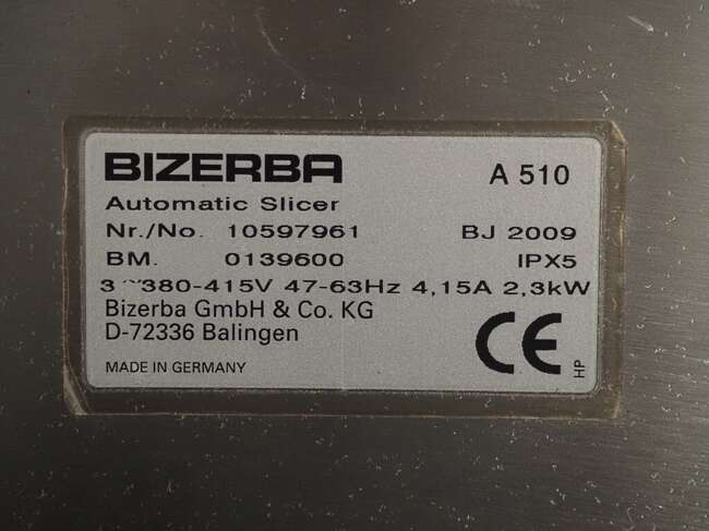 Bizerba A510 slicer